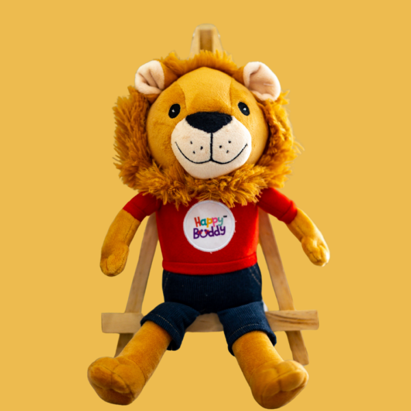Lenny the Lion – Brave and Cuddly Affirmation Plush Toy with Storybook - Image 5