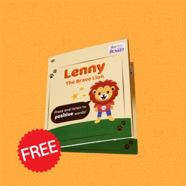 Lenny the Lion – Brave and Cuddly Affirmation Plush Toy with Storybook - Image 4