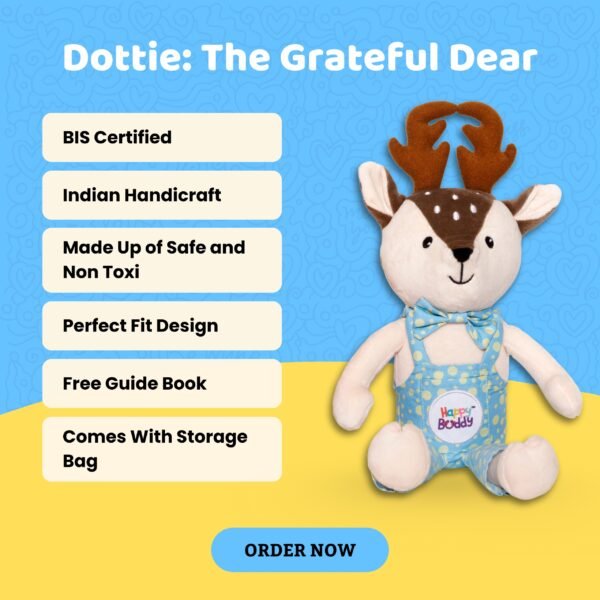 Dottie the Deer – Gentle and Loving Affirmation Plush Toy with Storybook - Image 3