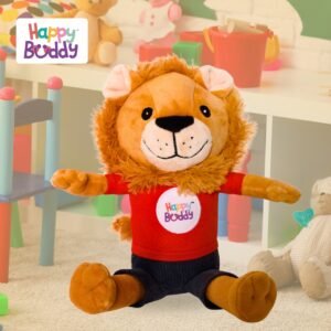 Lenny the Lion – Brave and Cuddly Affirmation Plush Toy with Storybook