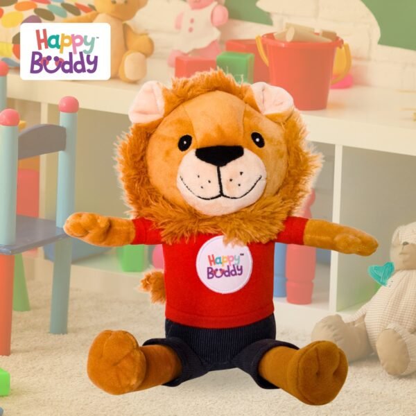 Lenny the Lion – Brave and Cuddly Affirmation Plush Toy with Storybook